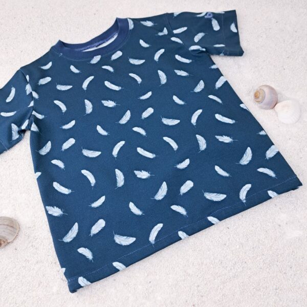 T shirt tricot met dessin korte mouw - Afbeelding 2